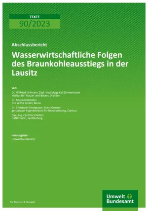 Broschuere: Wasserwirtschaftliche Folgen des Braunkohleausstiegs in der Lausitz