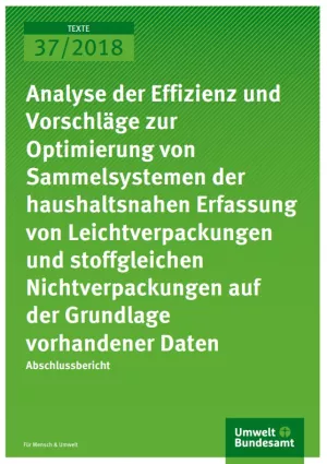 Broschuere: Analyse der Effizienz und Vorschläge zur Optimierung von Sammelsystemen