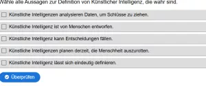 Interaktion: Woche 1 | Theorie | Einführung in die KI (Aufgabe 1)