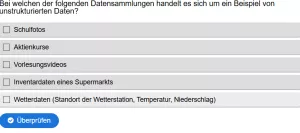 Interaktion: Woche 2 | Daten | Was sind Daten? (Aufgabe 2)
