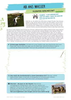 Unterrichtsbaustein: Ab ins Wasser | Faszination Auenlandschaft