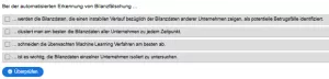 Interaktion: Woche 9 | Anwendungsbeispiele | Anwendung von Clustering zur Erkennung von Bilanzfälschung (Aufgabe 2)