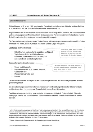 Unterrichtsbaustein: Unternehmensprofil Lernfeld 5 (PDF, barrierefrei)