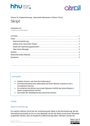 Video: Woche 10 | Programmierung | Neuronale Netzwerke (2) (PDF)