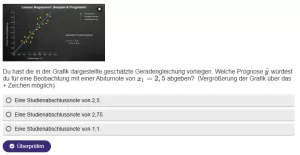 Interaktion: Prognosemodelle: Klassifikation und Regression | 03 | Die lineare Regression (Aufgabe 4)