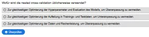 Interaktion: Prognosemodelle: Klassifikation und Regression | 02 | Hyperparameteroptimierung (Aufgabe 2)