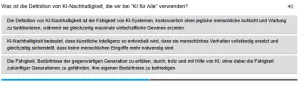 Interaktion: KI und Nachhaltigkeit | 02 | Nachhaltigkeitsdefinition (Aufgabe 1)