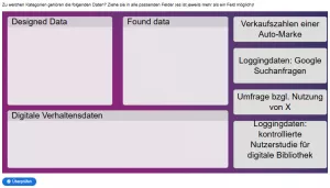 Interaktion: Clustering: vom Sortieren bis zum Explorieren | 02 | Daten- und Fehlerarten (Aufgabe 1)