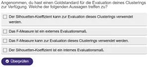 Interaktion: Clustering: vom Sortieren bis zum Explorieren | 04 | Evaluation und Interpretation Clustering (Aufgabe 1)