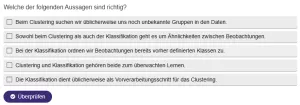 Interaktion: Clustering: vom Sortieren bis zum Explorieren | 05 | Clustering vs. Klassifikation (Aufgabe 1)