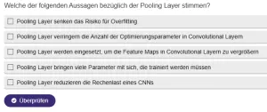 Interaktion: Bildklassifikation und Bildsegmentierung | 05 | Pooling Layers in CNNs (Aufbau 1)