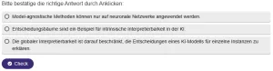 Interaktion: Explainable, Hybrid, Robust AI | 03 | Taxonomie von Methoden zur Interpretierbarkeit (Aufgabe 1)