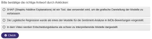 Interaktion: Explainable, Hybrid, Robust AI | 04 | Modellauswahl zur Klassifikation von Sentiment (Aufgabe 1)