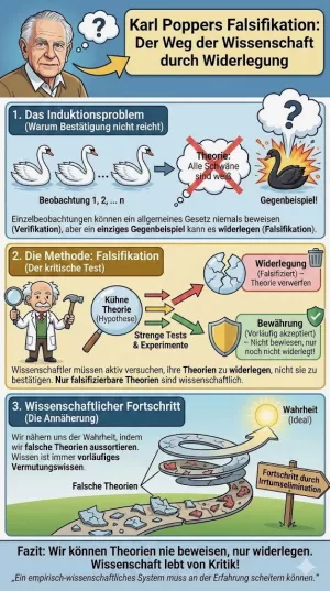 Bild: Falsifikation - Der Weg der Wissenschaft durch Widerlegung