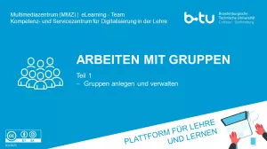 Video: Tutorial - Arbeiten mit Gruppen in Moodle (DE 1/2)