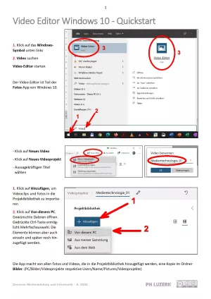 Anleitung: Video Editor Windows 10 - Quickstart