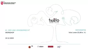 Presentation: KI, OER und Urheberrecht