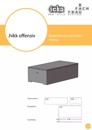 Anleitung: Bauanleitung Podest