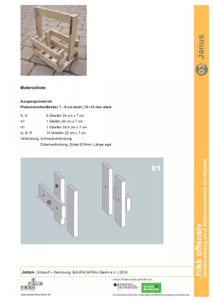 Anleitung: Bauanleitung Holzkiste Janus