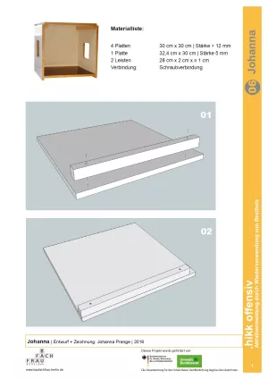 Anleitung: Bauanleitung Holzkiste Johanna