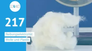 Video: Reibungselektrizität: Wolle und Plastik