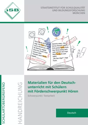 Handreichung: Materialien für den Deutschunterricht mit Schülern mit Förderschwerpunkt Hören