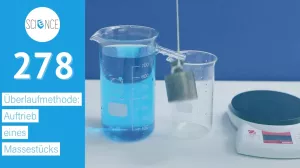 Video: Auftrieb Massestück Überlaufmethode