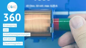 Video: Erzeugung von Induktionsspannungen mit einem Dauermagneten