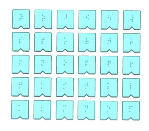 Entdeckendes: Großbuchstaben Eurobraille (3mf-Datei)