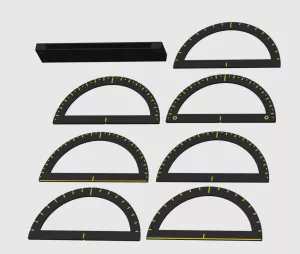 Entdeckendes: Set aus Winkelmessern (zip-Datei)