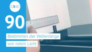 Video: Messung der Wellenlänge von rotem Licht