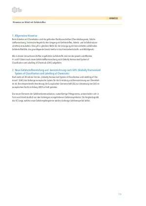 Infografik: Chemie und Energie: Hinweise zur Arbeit mit Gefahrstoffen