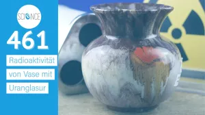 Video: Radioaktivität einer Vase mit Uranglasur