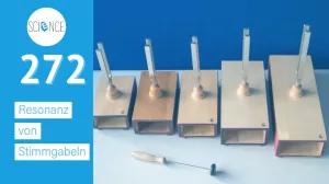 Video: Resonanz von Stimmgabeln I