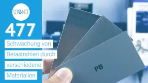 Video: Schwächung von Betastrahlen durch verschiedene Materialien