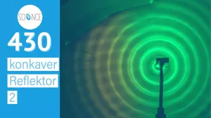 Video: Wasserwelle | Kreiswelle im Brennpunkt eines konkaven Reflektors