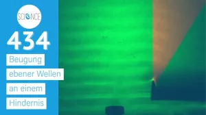 Video: Wasserwelle | Beugung ebener Wellen an einem Hindernis