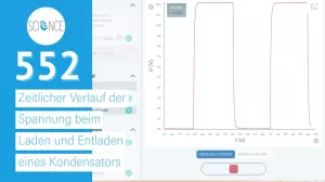 Video: Zeitlicher Verlauf der Spannung beim Laden und Entladen eines Kondensators