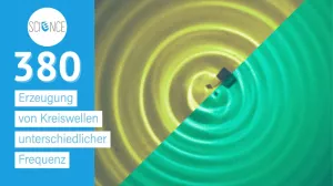 Video: Wasserwelle | Erzeugung von Kreiswellen unterschiedlicher Frequenz