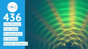 Video: Wasserwelle | Interferenz von zwei Kreiswellen in einem festen Abstand