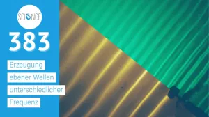 Video: Wasserwelle | Erzeugung ebener Wellen unterschiedlicher Frequenz