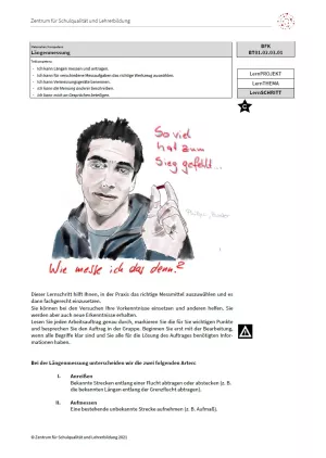 Arbeitsblatt: Längenmessung (Niveau C | PDF)