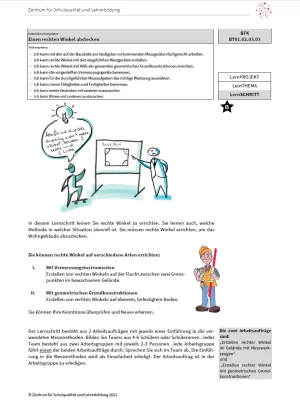 Arbeitsblatt: Eine Präsentation über die Baustelleneinrichtung halten (alle Arbeitsblätter)