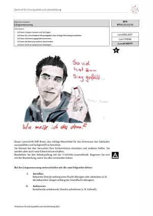 Arbeitsblatt: Längenmessung (Niveau B | PDF)