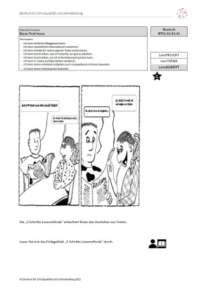 Arbeitsblatt: Einen Text lesen (Niveau C | PDF)