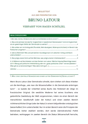 Text: Medienpaket 5 | Gute Demokratie | Autorentexte - Bruno Latour