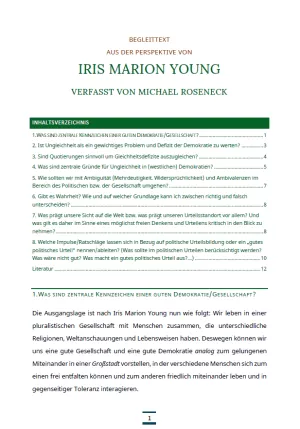 Text: Medienpaket 5 | Gute Demokratie | Autorentexte - Iris Marion