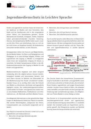 Text: Jugendmedienschutz in Leichter Sprache | Dossier