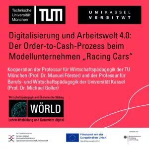 Webseite: Open Educational Resources des Forschungsprojekts „Digitalisierung von wirtschaftlich-kaufmännischen Berufsfeldern verstehen und unterrichten“