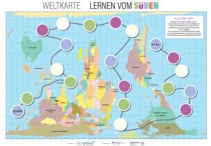 Entdeckendes: Lernen vom Süden | Weltkarte